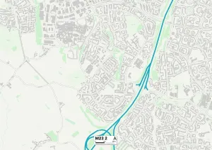 Manchester M23 2 Karte