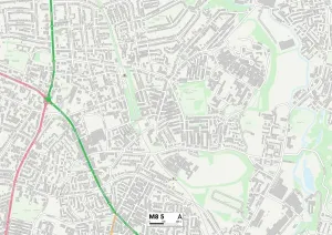 Manchester M8 5 Karte