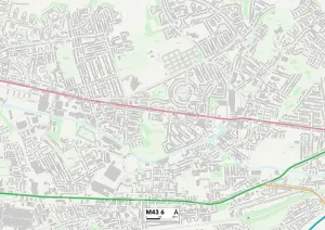 Tameside M43 6 Karte