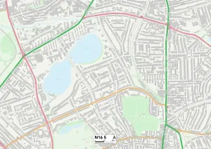 Hackney N16 5 Karte