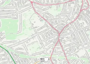 Haringey, N8-Map