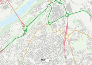 Gateshead NE8 1 Karte