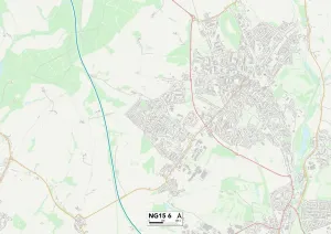 Ashfield NG15 6 Karte