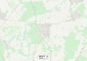 Ashfield NG15 9 Karte