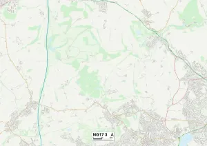 Ashfield NG17 3 Karte