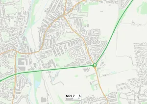 Broxtowe NG9 7 Karte
