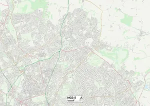 Gedling NG3 5 Karte