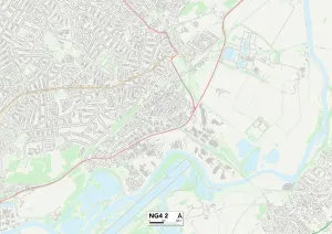 Gedling NG4 2 Karte
