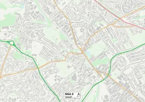 Nottingham NG6 0 Karte