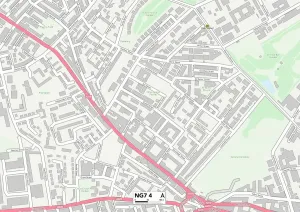 Nottingham NG7 4 Karte