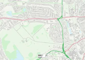 Nottingham NG8 1 Karte