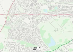 Nottingham NG8 2 Karte