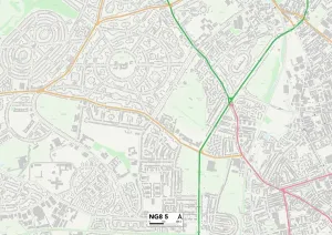 Nottingham NG8 5 Karte