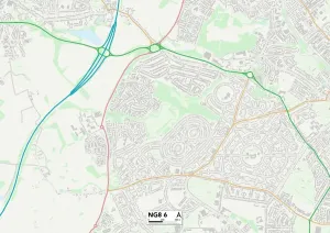 Nottingham NG8 6 Karte