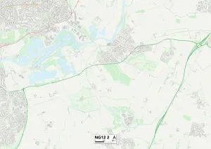 Rushcliffe NG12 2 Karte