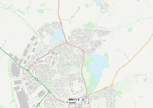 Daventry NN11 0 Karte
