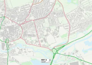 Nordhampton NN1 5 Karte