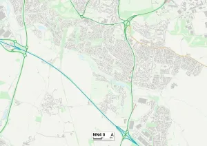 Nordhampton NN4 0 Karte
