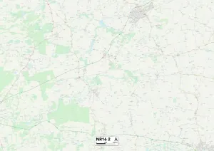 NR - Norwich Drucke: Norfolk NR16 2 Karte
