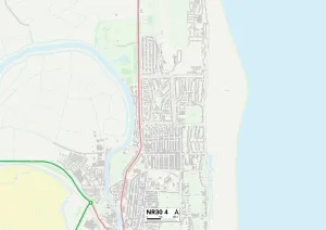 Norfolk NR30 4 Karte
