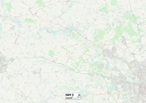 NR - Norwich Drucke: Norfolk NR9 5 Karte