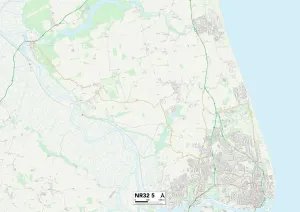 Suffolk, Region Nordwestengland, Bezirk 32 auf der Karte