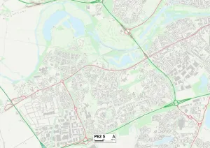 PE - Peterborough Drucke: Peterborough PE2 5 Karte