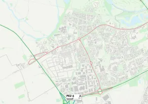 PE - Peterborough Drucke: Petertorugh PE2 6 Karte