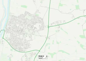 Nordwest-Norfolk PE38 9 Karte