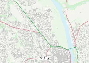 Perth und Kinross PH15 Karte