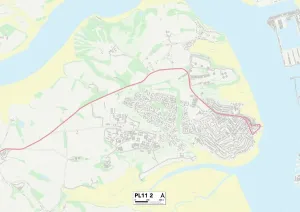 Kornwal PL11 2 Karte
