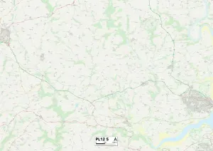 Kornwal PL12 5 Karte