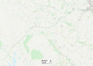 Kornwal PL15 7 Karte