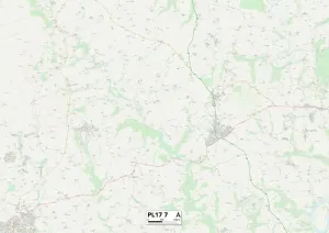 Kornwal PL17 7 Karte