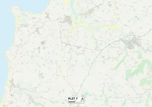 Kornwals PL27 7 Karte