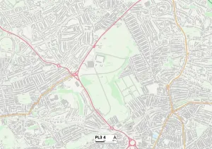 Plymouth PL3 4 Karte