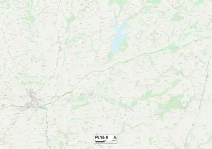 West Devon PL16 0 Karte