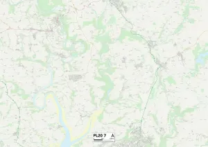 West Devon PL20 7 Karte