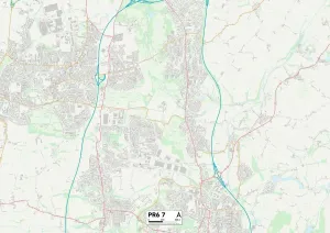 Chorley,PR6,7,Karte