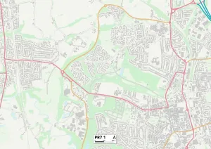Chorley PR7 1 Karte