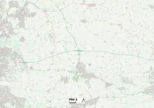 Fylde PR4 3 Karte