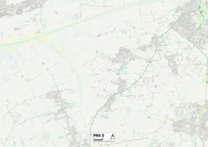 PR - Preston Drucke: Fylde PR4 5 Karte