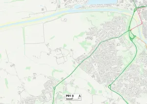 Preston PR1 0 Karte