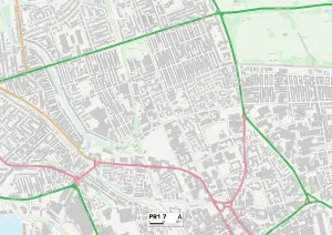 Preston Prämissenrufnummer eins, sieben Kartenausweisnummer