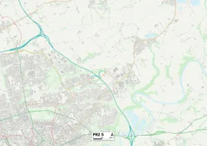 Preston PR2 5 Karte