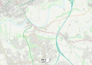 Süd-Ribble PR5 4 Karte