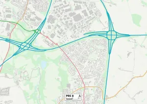 Süd-Ribble PR5 8 Karte