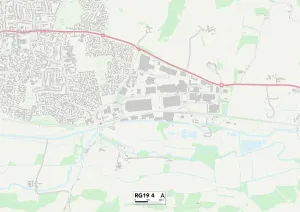 Berkshire RG19 4 Karte