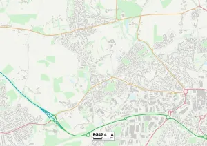 Bracknells Wald RG42 4 Karte