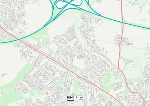 Wokingham RG41 1 Karte